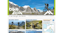 Desktop Screenshot of bikealpin.de